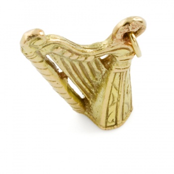 9ct gold Harp Charm